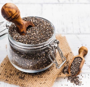 Graines de chia noires et blanches de qualité supérieure 100% pures Superaliment riche en nutriments pour l'alimentation quotidienne - Product Image 1