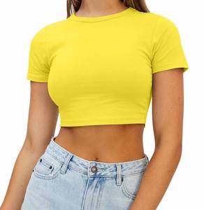 Haut court pour femmes pour le fitness, l'entraînement en salle de sport, le yoga et les vêtements de sport actifs confortables - Product Image 5