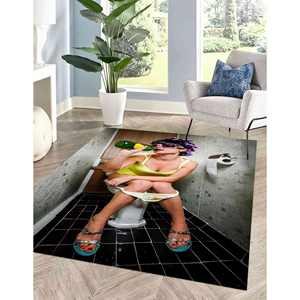 Tapis imprimé unique aux designs modernes pour la maison et le bureau, tapis fin non tissé - Product Image 2