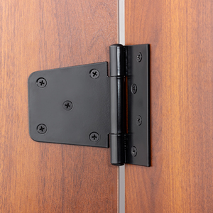 4.5 inch đen Heavy Duty sắt bản lề ngoài trời bản lề cho sân sau cổng <span class=keywords><strong>Barn</strong></span> cửa kim loại mạnh mẽ đồ nội thất bằng gỗ cửa lớn bản lề - Product Image 6