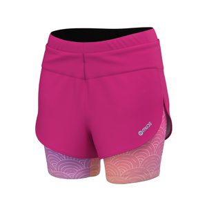 กระโปรงเอวสูงสำหรับผู้หญิงผ้าคอตตอนผสมผ้าสแปนเด็กซ์ปักโลโก้ - Product Image 1