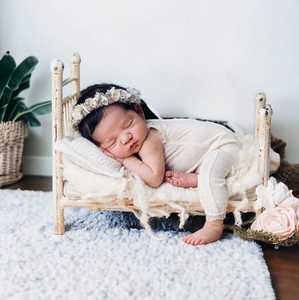 เตียงไม้สำหรับถ่ายรูปเด็กทารกอุปกรณ์สำหรับถ่ายรูปเด็กทารก - Product Image 4