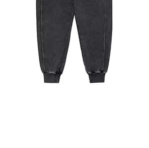Pantalones de lavado ácido de algodón de alta calidad Diseño de secado rápido y transpirable Estilo informal de tendencia con colores personalizados - Product Image 5