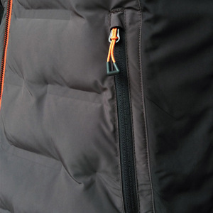 Veste longue décontractée pour homme - Col montant élégant, chaude, confortable, élastique, imperméable et coupe-vent - Product Image 3
