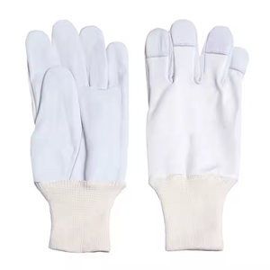 Guantes de conducción de cuero de grano de oveja suave resistente Guantes de construcción de protección de manos de seguridad industrial Cómodo Conveniente - Product Image 2