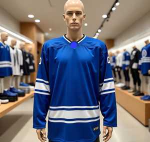Camiseta de hockey en blanco superventas, diseño de sublimación personalizado, ropa de hockey, camiseta de hockey sobre hielo de entrenamiento, transpirable OEM 2025 - Product Image 5