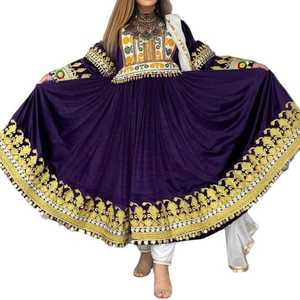 2025 New Trending Fashionable Afghani Frock <b>Sets</b> <b>for</b> <b>Women's</b> Breathable Plus Sized Heavy <b>Weight</b> Outdoor Wear Customized Design - Product Image 1