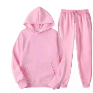 New Arrival Unisex High Quality 100% Cotton Hooded Eco-Friendly Heavyweight Breathable Tracksuits Casual Outdoor Autumn Solid - Product Image 4