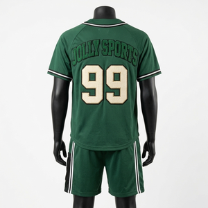 Conjunto de Pantalones Cortos de Béisbol para Hombre, Malla de Poliéster Premium, Uniforme Rojo con Paneles Negros y Blancos, Logotipo Personalizado con Termotransferencia - Product Image 6