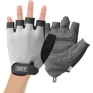 ถุงมือปั่นจักรยานครึ่งนิ้วแบบปรับแต่งได้ผลิตจากนีโอพรีนเนื้อนุ่มดีไซน์ป้องกันการลื่น - Product Image 1
