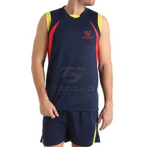 ออกแบบชุดโลโก้ของคุณเอง ชุดวอลเลย์บอลราคาส่งสำหรับผู้ชาย สินค้ามาใหม่ - Product Image 3