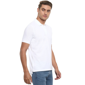 Punto informal de verano de alta calidad para Polo, algodón transpirable, estampado sólido, patrón bordado, técnica oscura de talla grande - Product Image 4