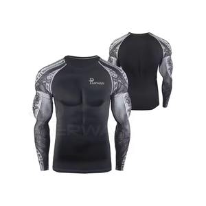 Nouveau élégant de haute qualité personnalisé Rash Guard pour hommes meilleure vente vêtements d'entraînement Slim Fit hommes Rash Guard - Product Image 2