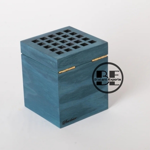 Exportaciones descaradas de lujo árabe epoxi Mobkhar madera Bakhoor Set Mubkhar quemador de incienso con la mejor calidad impresa para uso aromático - Product Image 2