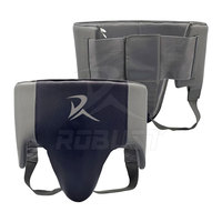 Garde d'aine en cuir PU de haute qualité nouveau Design haute Protection équipement de boxe pour hommes MMA formation en gros
