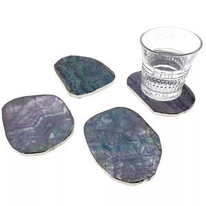 Wholesale New Arrival Custom Round Stone Coasters High Quality Home Decor and Party <b>Table</b> <b>Mat</b>/Pad for Weddings and Hotels - Product Image 4