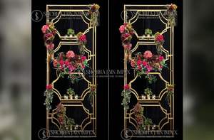 Grands murs de bougies en plastique renforcé de fibres de designer pour les mariages et les scènes de réception - Product Image 3