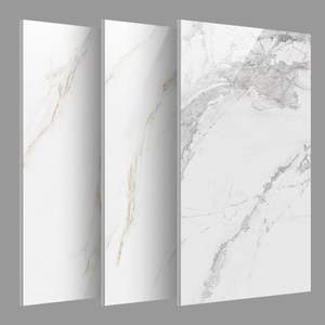 กระเบื้องปูพื้นและผนังพอร์ซเลนเคลือบเงา Statuario Glossy GVT PGVT ขนาด 600x1200 มม. 60x120 ซม. ผลิตในอินเดีย คุณภาพพรีเมียม - Product Image 5