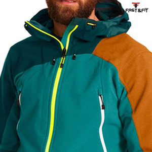 High Quality <b>Men's</b> Canvas Softshell Hooded Long Sleeve Windbreaker <b>Jacket</b> Stand Collar Winter New Style Wholesale Price Casual - Product Image 4