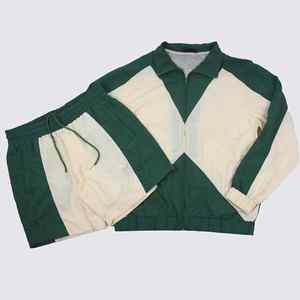 Sweat-shirt à capuche et short de sport zippés en maille personnalisés Short coupe-vent et veste de survêtement pour hommes - Product Image 3