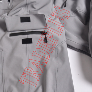 Pantalones de snowboard impermeables grises de nuevo diseño para exteriores, pantalones de esquí de invierno con bucles para cinturón, bolsillos con cremallera y ventilación de aire - Product Image 5