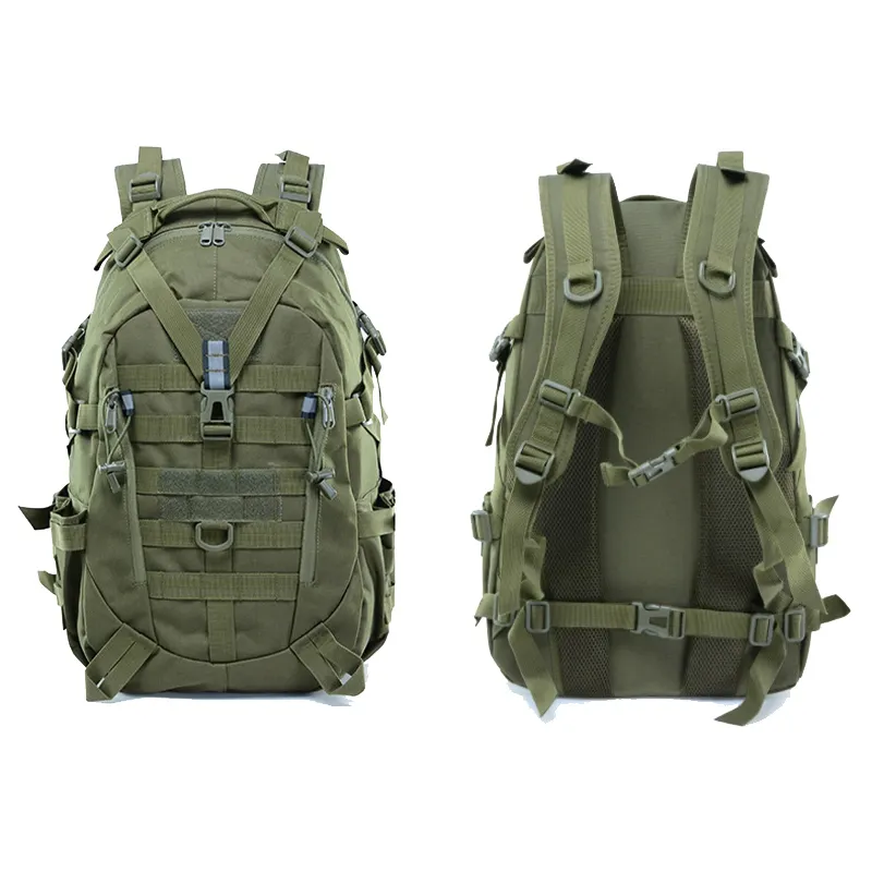 Top Sale Custom Outdoor Waterproof Survival Bag Black Tactical Adventure and camping Backpack