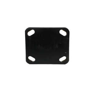 Rueda giratoria rígida con rodamiento de bolas de PU amarillo de 5 pulgadas para servicio medio hecha de poliuretano duradero - Product Image 3