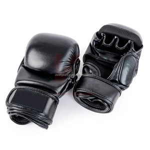 ถุงมือฝึกซ้อม MMA แบบเปิดฝ่ามือ DWELT GEARS ผลิตตามสั่ง หนัง PU คุณภาพพรีเมียม ปิดด้วยแถบตีนตุ๊กแก น้ำหนักเบา เหมาะสำหรับการฝึกซ้อมและการต่อสู้ ใช้ได้ทั้งชายและหญิง - Product Image 4