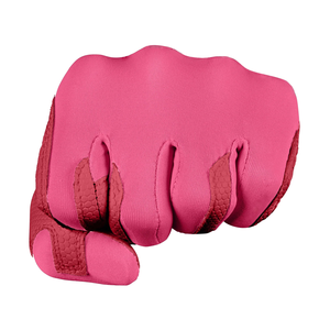SAAR INDUSTRIES Hot Selling Pink Color Genuine Sheepskin Leather Non-Slip Hand Grips High Quality Customizable Golf Gloves - Product Image 4