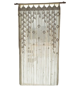 Outdoor Backyard Party Home Decor <b>Macrame</b> Door <b>Curtain</b> | Large Wedding Backdrop Wall Hanging Tapestry - Product Image 1