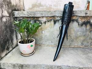 El mejor cuerno para beber, cuerno de búfalo artesanal natural con estilo religioso pulido y tallado para la decoración del hogar - Product Image 3