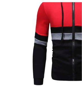 2025 última Sudadera con capucha con cremallera hacer el logotipo del cliente sudadera con cremallera de talla grande Panel de hombres a granel al por mayor Sudadera con capucha para Unisex - Product Image 3