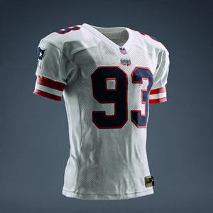 Maillots de football américain 100% polyester Col en V Maillot de football unisexe Manches courtes Maillots de football américain - Product Image 2