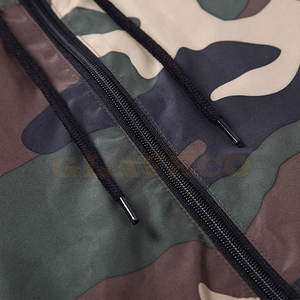 Chaqueta cortavientos de invierno para hombre superventas, cuello con capucha de estilo callejero con patrón de letras, última opción al por mayor - Product Image 4