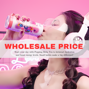 เครื่องดื่มน้ำมะม่วงชาระบับเบิ้ล popping Boba 330ml ผลิต vinut | น้ำตาล0ฉลากส่วนตัวตัวอย่างฟรี oemodm - Product Image 6