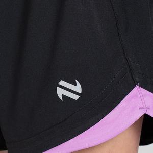 กางเกงขาสั้นบอร์ดโพลีเอสเตอร์สำหรับทั้งชายและหญิงผ้าแคนวาสแบบปิดด้วยเชือกผูกปากถุงสีดำสีชมพูทึบพิมพ์ซับลิเมชัน - Product Image 6