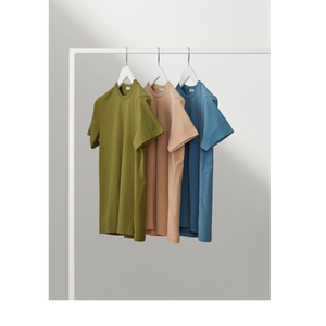 มาใหม่ล่าสุดฤดูร้อน 100% โพลีเอสเตอร์เสื้อยืดโลโก้ที่กําหนดเองเสื้อผ้าเสื้อยืดผู้ชายสีทึบเสื้อยืดผู้ผลิตจาก BD - Product Image 4