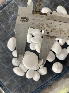 Aménagement paysager décoration de jardin galets blancs neige pour paysage extérieur galets dégoulinants décoration pierre de galets - Product Image 5