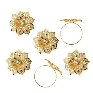 Rond de serviette de table avec fer pour un rond de serviette de luxe unique en forme de vintage mariages et noël - Product Image 3