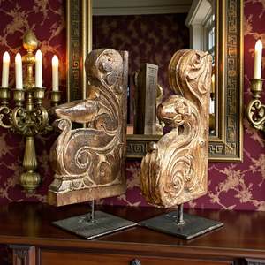 Soporte Rústico Hecho a Mano con un Patrón Único 'Float' - Product Image 2