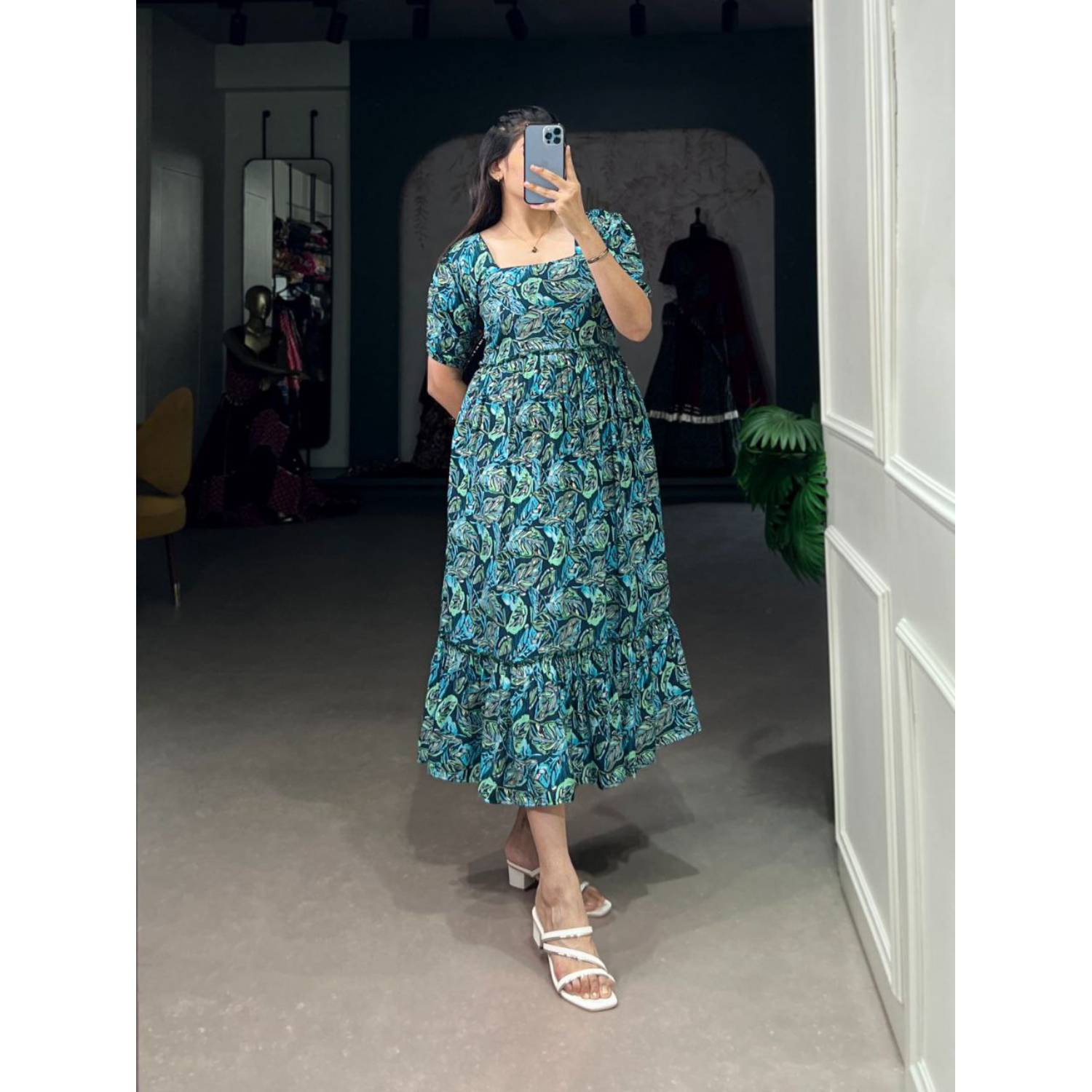 Flare Gown With Material Short Flare English Gowns Short Flare