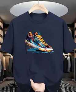 T-shirt pour homme, essentiel, ultra doux, confortable, été, écologique, appliques, denim, batik, tissus en velours côtelé, 100% coton, patchs - Product Image 1