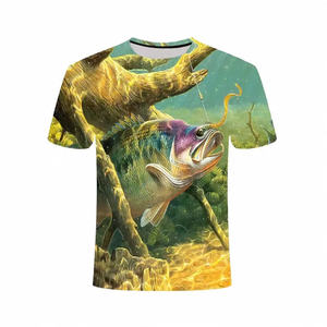 Wholesale Customized Sublimation Printing Lightweight Quick Dry Polyester Men's Short Sleeve <b>T</b> <b>Shirts</b> - Product Image 6