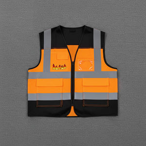 Chaleco de Seguridad Industrial de Alta Visibilidad con Diseño Moderno para Invierno, Chaleco de Alta Visibilidad con Múltiples Bolsillos, 100% Poliéster - Product Image 1