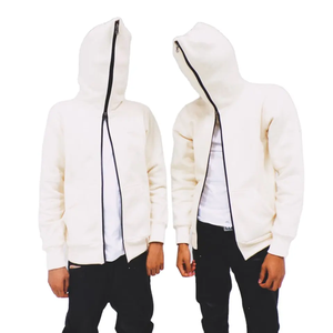 Sudadera con Capucha Unisex Extra Grande, Personalizable, con Cremallera Completa, Forro Polar de Invierno, Ecológica, Transpirable, con Hombros Caídos - Product Image 3