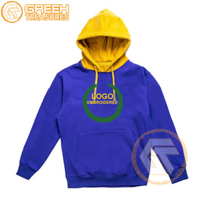 Personalizado Omega algodón polar bordado Sudadera con capucha fraternidad de alta calidad griego Psi hombres sudaderas transpirables hermandad sudaderas con capucha - Product Image 1