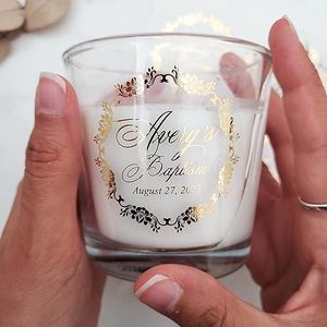 Autocollants de baptême en feuille d'or transparente en gros |   Étiquettes Religieuses Personnalisées |   Autocollants de baptême en vrac pour événements et commerce de détail - Product Image 4