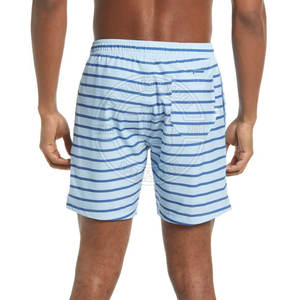 กางเกงว่ายน้ำผ้าฝ้าย100% แบบลำลองสำหรับผู้ชายสีทึบแห้งเร็วและระบายอากาศผลิตในปากีสถาน - Product Image 2