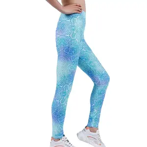 Logo personnalisé Leggings de sport taille haute pour femmes Collants de fitness Leggings pour femmes Leggings de gymnastique taille haute pour femmes - Product Image 5