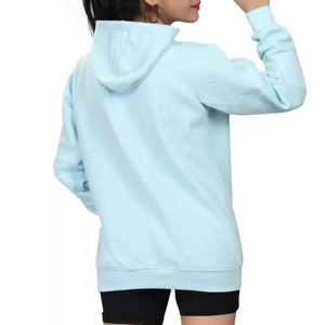 Pull-over à capuche pour femmes, vente en gros, couleur unie, Logo personnalisé, surdimensionné - Product Image 5